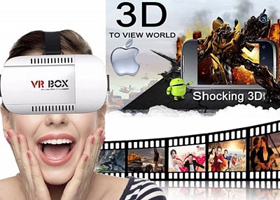 3D Γυαλιά Εικονικής Πραγματικότητας VRBOX Για Smartphones 4.7"-6"
