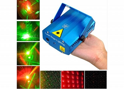 Projector Laser Stage DJ Green-Red 100/50mW  SunSky -09