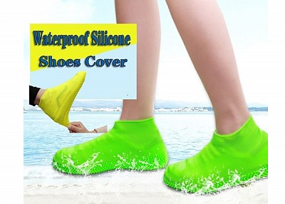 Αδιάβροχα Αντιολισθητικά Καλύμματα Παπουτσιών - Γκέτες Σιλικόνης Πράσινες