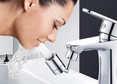 Περιστρεφόμενο Ακροφύσιο Εξοικονόμησης Νερού Βρύσης - Splach Filter Faucet