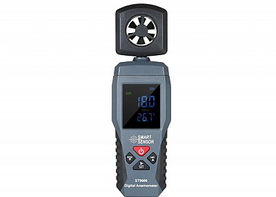 Ψηφιακό Ανεμόμετρο - Θερμόμετρο Χειρός Smart Sensors ST9606